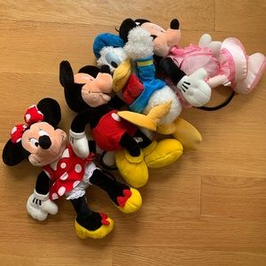 Lot of 4 Disney stuffed animals
